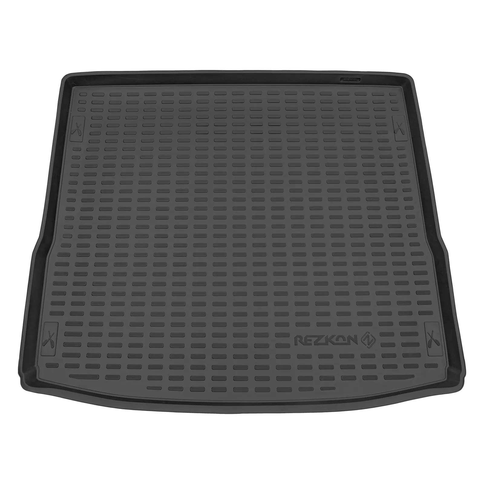 Коврик в багажник Ford Focus II 2008-2011 универсал пластик чёрный Rezkon 5016010120