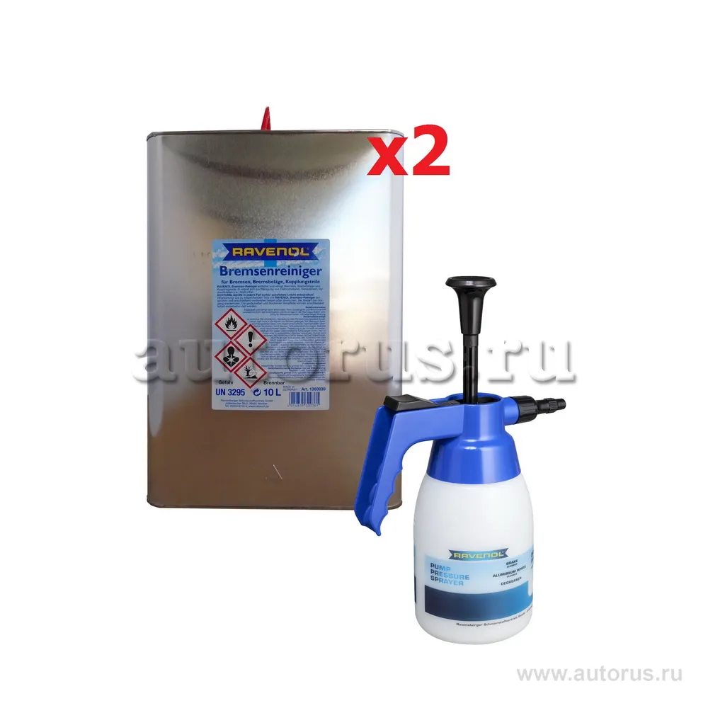 Очиститель торм. системы RAVENOL Bremsenreiniger (10л) 1360030-010 (4014835300361)