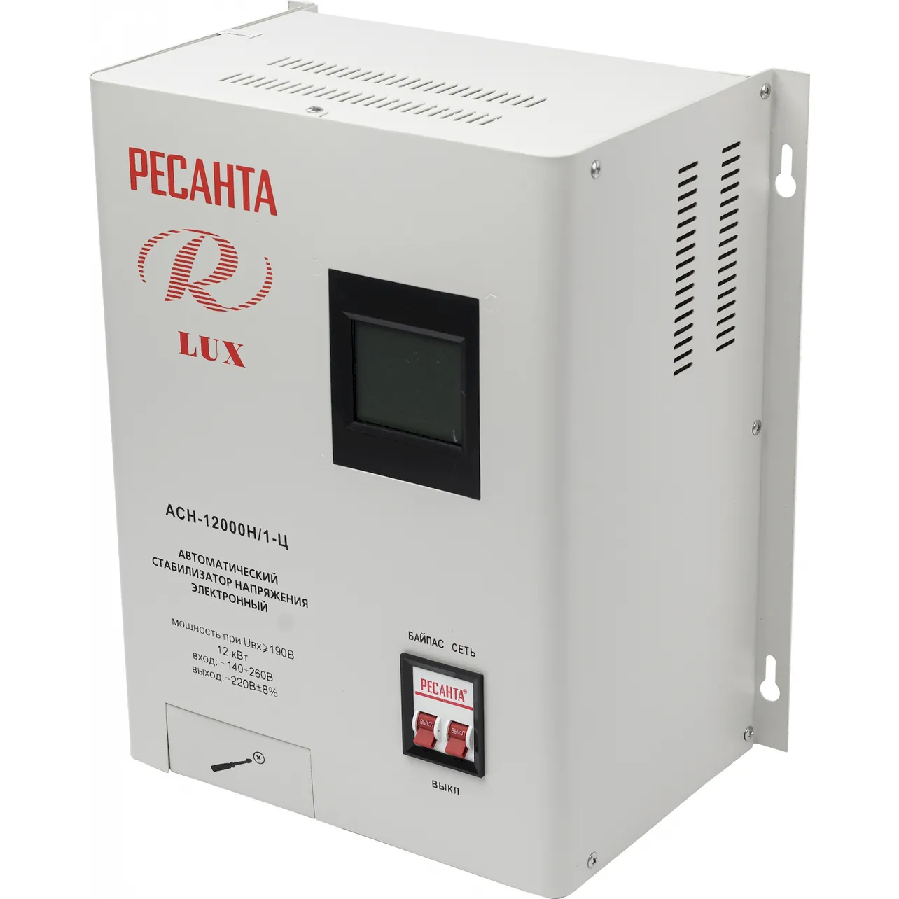 Стабилизатор АСН-12 000 Н/1-Ц Lux Ресанта 63/6/22