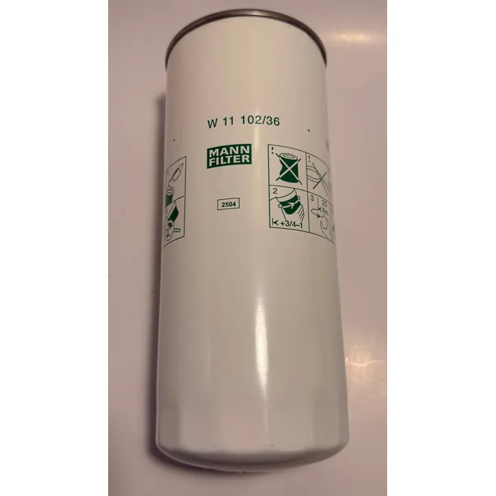 Фильтр масляный, Уценка MANN-FILTER W 11 102/36-N1 Уценка
