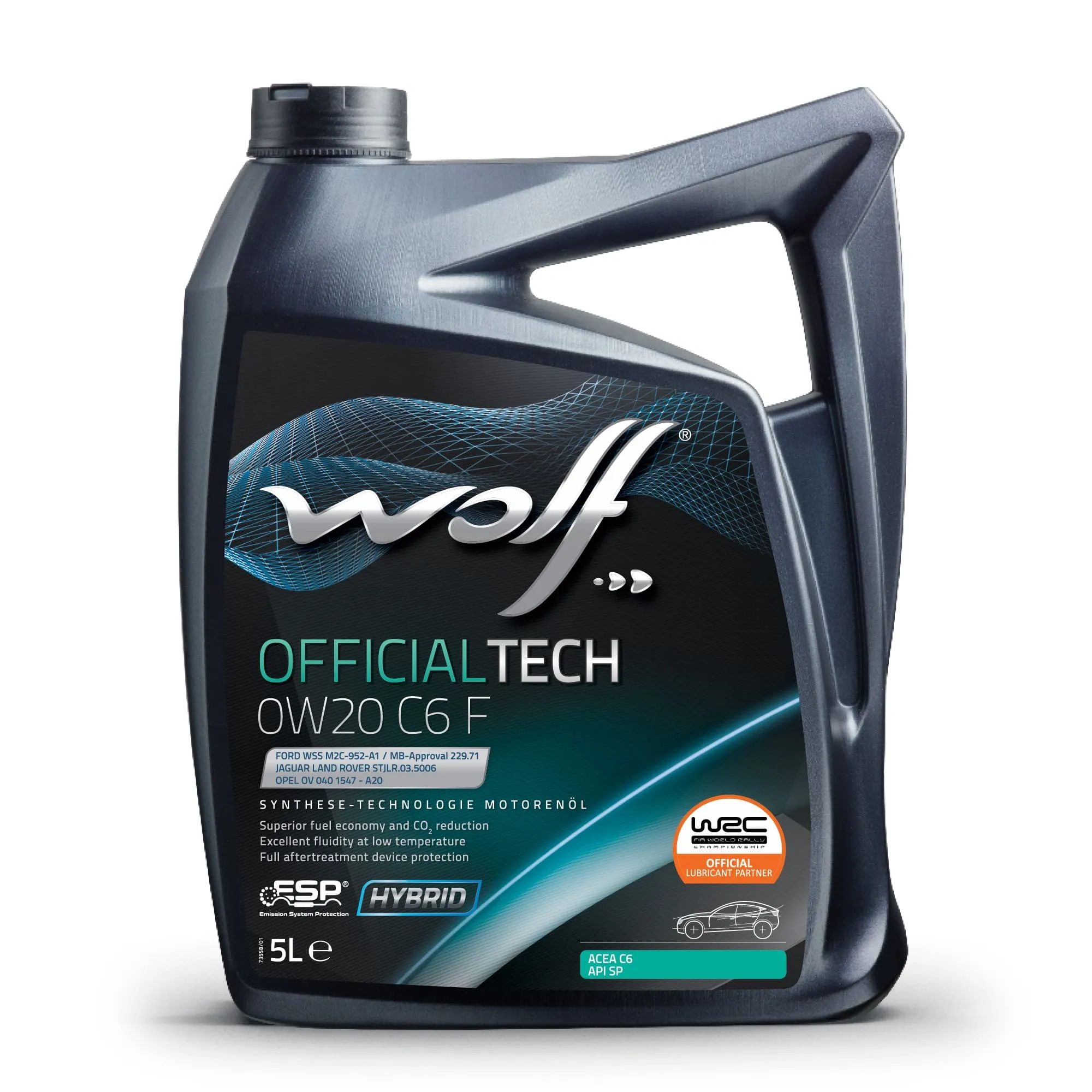 Масло моторное OFFICIALTECH 0W20 C6 F 5L 1048795
