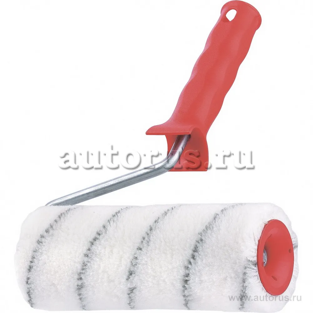 Валик полиакрил, с ручкой, длина - 250 мм, ворс 12 мм, D - 48 мм, D ручки - 6 мм ГРЕЙТЕКС MATRIX 80658