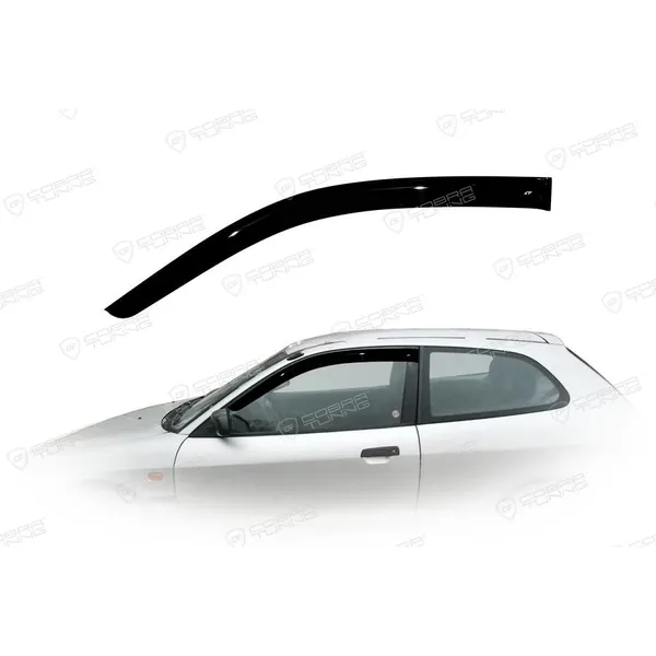 Дефлектора на окна Mitsubishi Colt 3d 1995-2002 деф.окон Cobra Tuning M44395