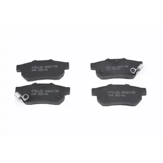 Колодки дисковые з. Honda Civic 96-01 STELLOX 244 052-SX