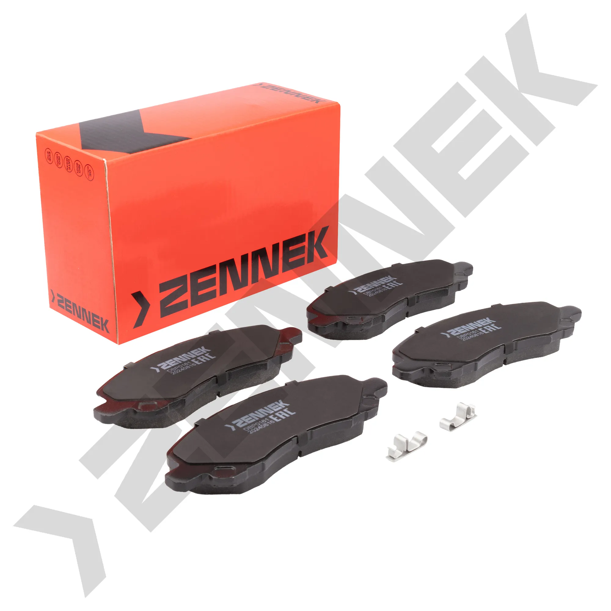 Колодки тормозные дисковые передние MITSUBISHI LANCER 03-17, ASX 10-23 ZENNEK DBP0161