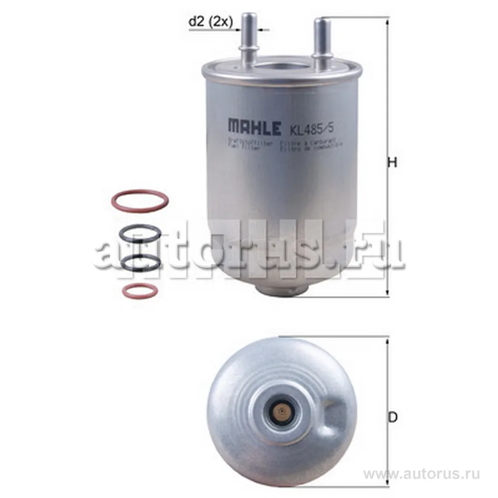 Фильтр топливный KL 485/5D KNECHT/MAHLE KL 485/5 D