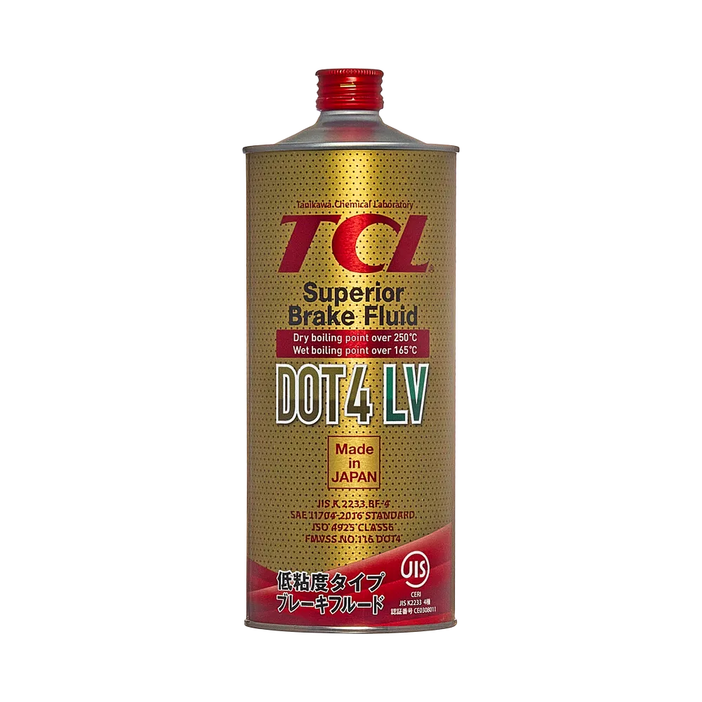 Тормозная жидкость TCL DOT4 LV, 1л TCL 02999