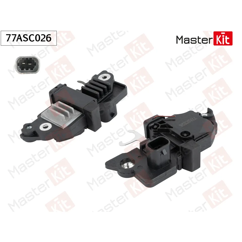 Регулятор напряжения генератора OPEL ASTRA G/H, CORSA D MASTERKIT 77ASC026