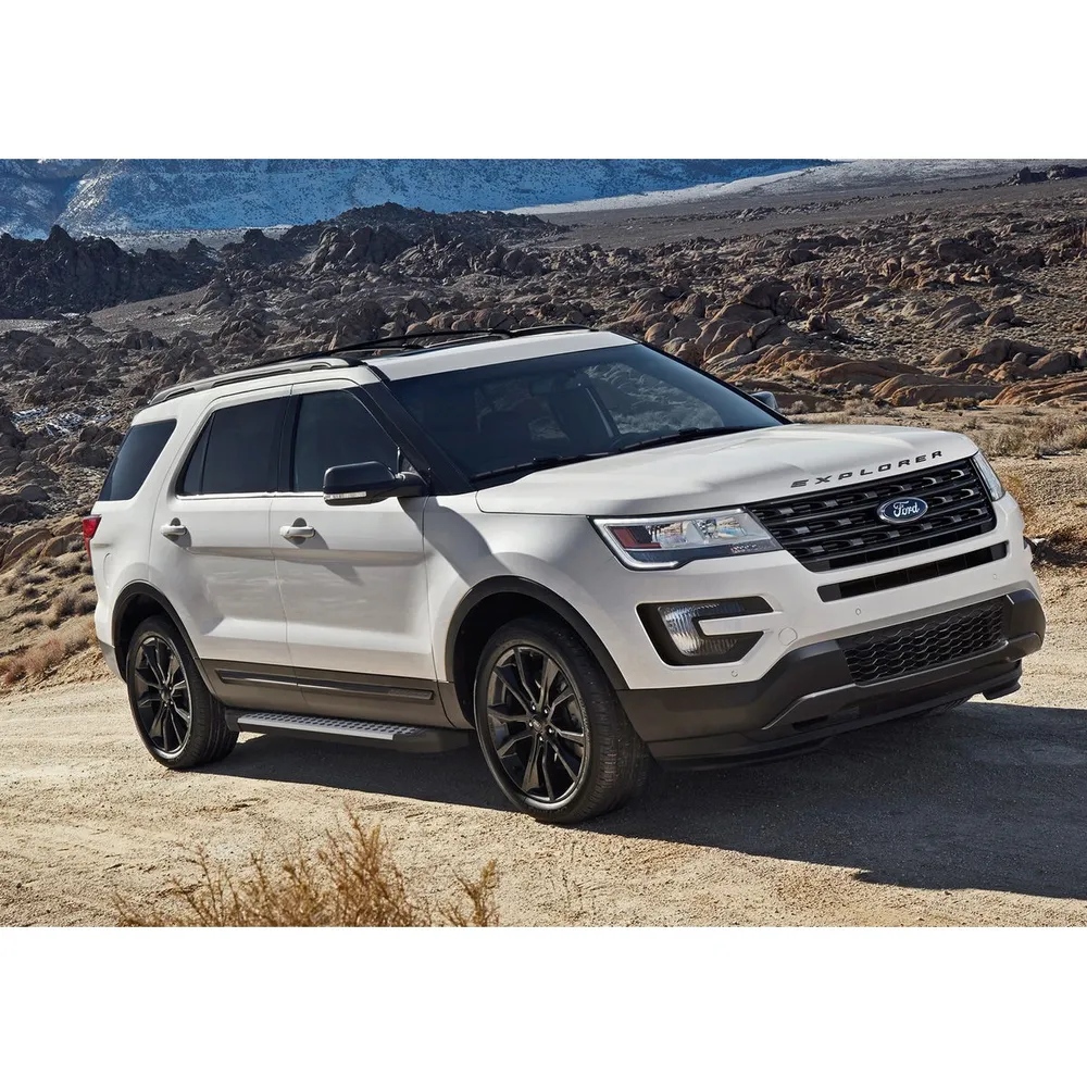 Порог-площадка Bmw-Style D193AL + комплект крепежа, RIVAL, Ford Explorer 2011-2015- Ford Explorer V 2011-2015 2015-2017 2017- 2010-201 D193AL.1802.1