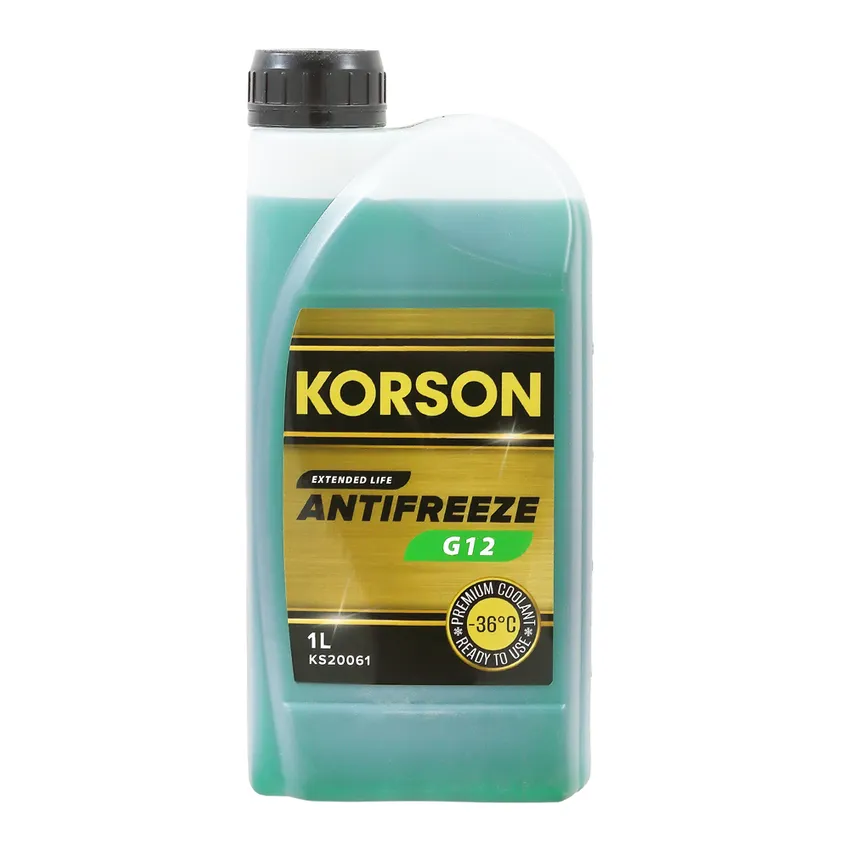 Антифриз KORSON EXTENDED LIFE G12 готовый -36 зеленый 1 л KS20061