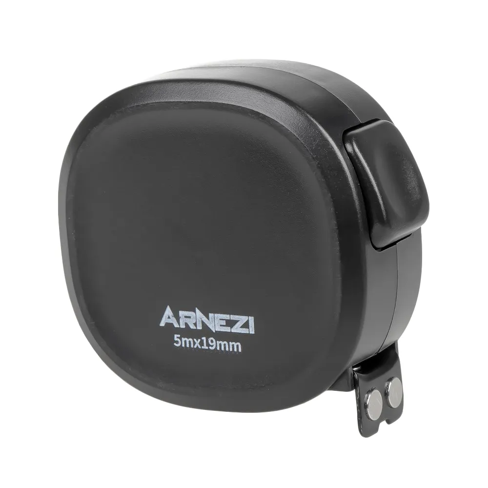 Рулетка Black 5м х 19мм с магнитным зацепом и автостопом Arnezi R6200011
