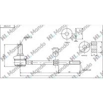 Тяга стабилизатора заднего L=R CHEVROLET CAPTIVA/OPEL ANTARA 10- MANDO MSC010100