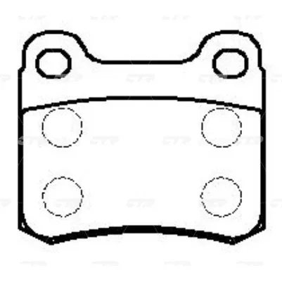 Тормозные колодки CTR CKBZ-20