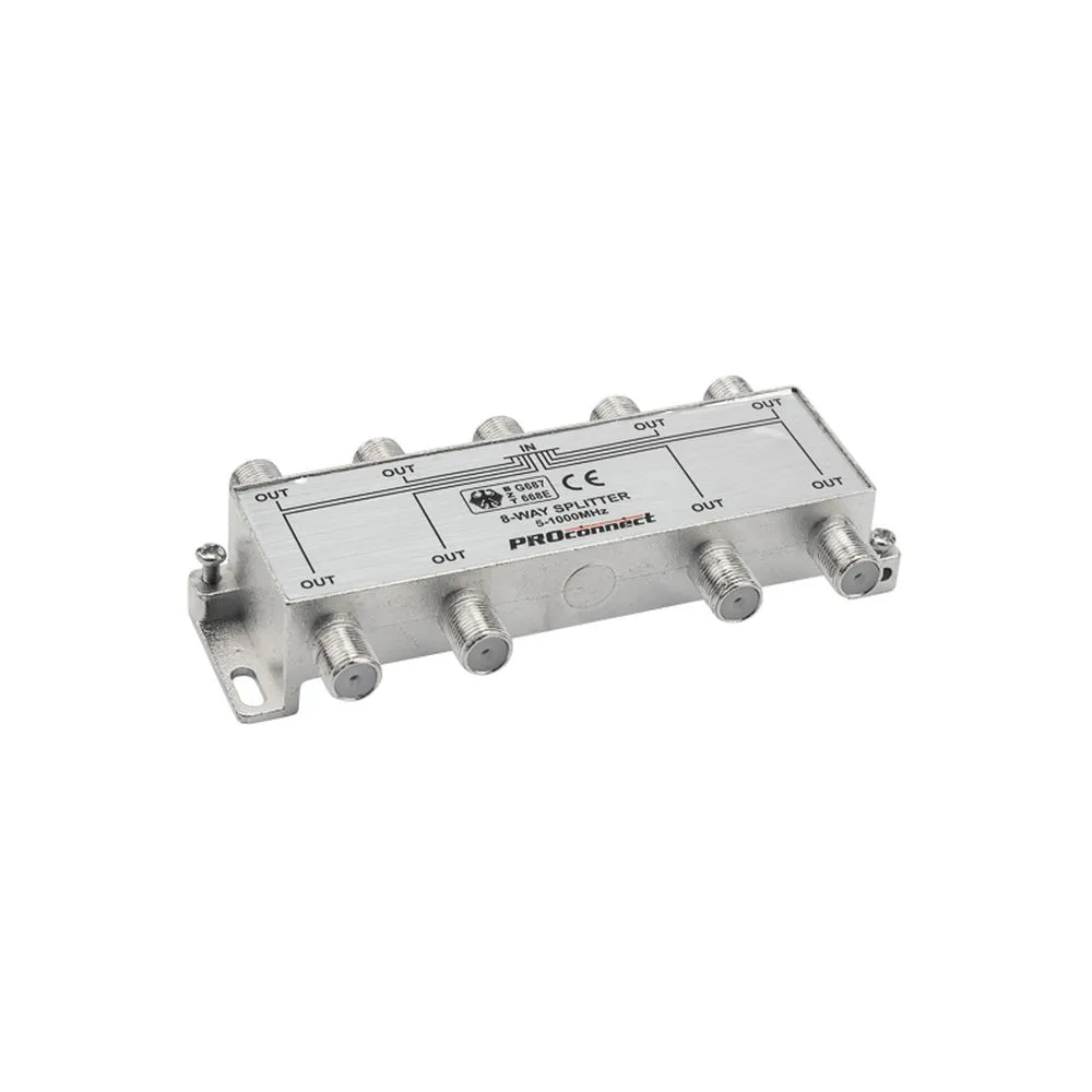 Делитель ТВх8 под F-разъем, 5-1000МГц PROconnect 05-6025