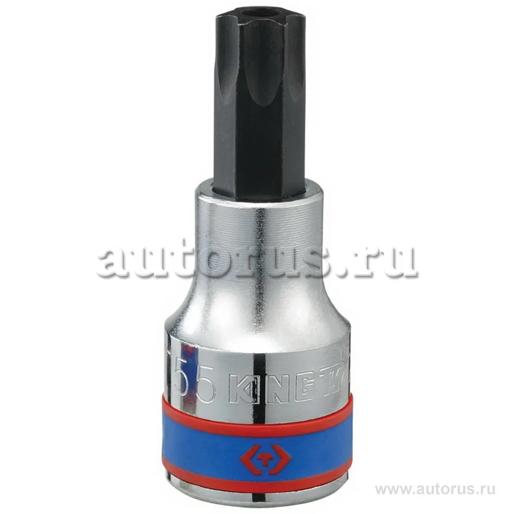 Насадка (бита) торцевая 1/2, Torx, T55, L = 60 мм, с отверстием KING TONY 402755