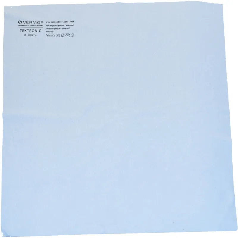 Салфетка хозяйственная Vermop Textronic микроволокно 40х38см 853001 синяя 1123826
