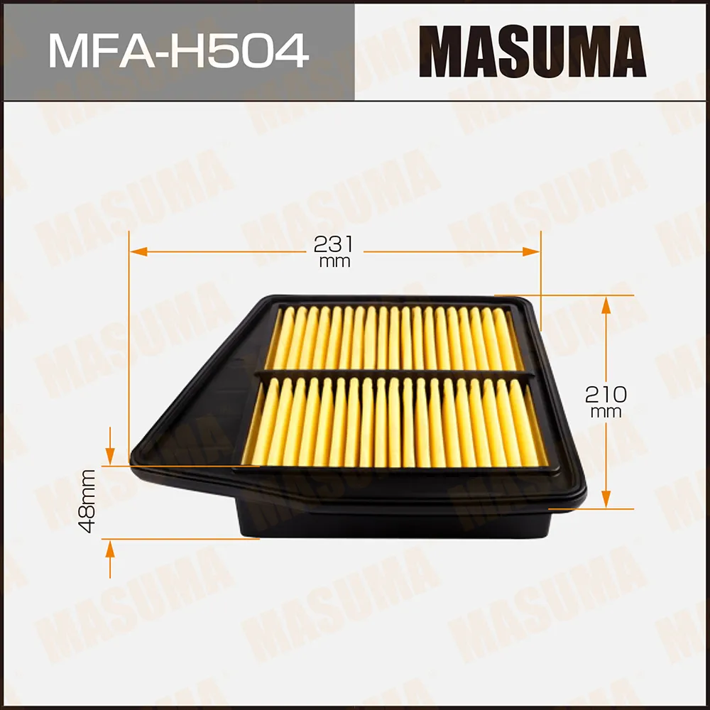 Фильтр возд.HONDA ACCORD 2.0 08 MASUMA MFAH504