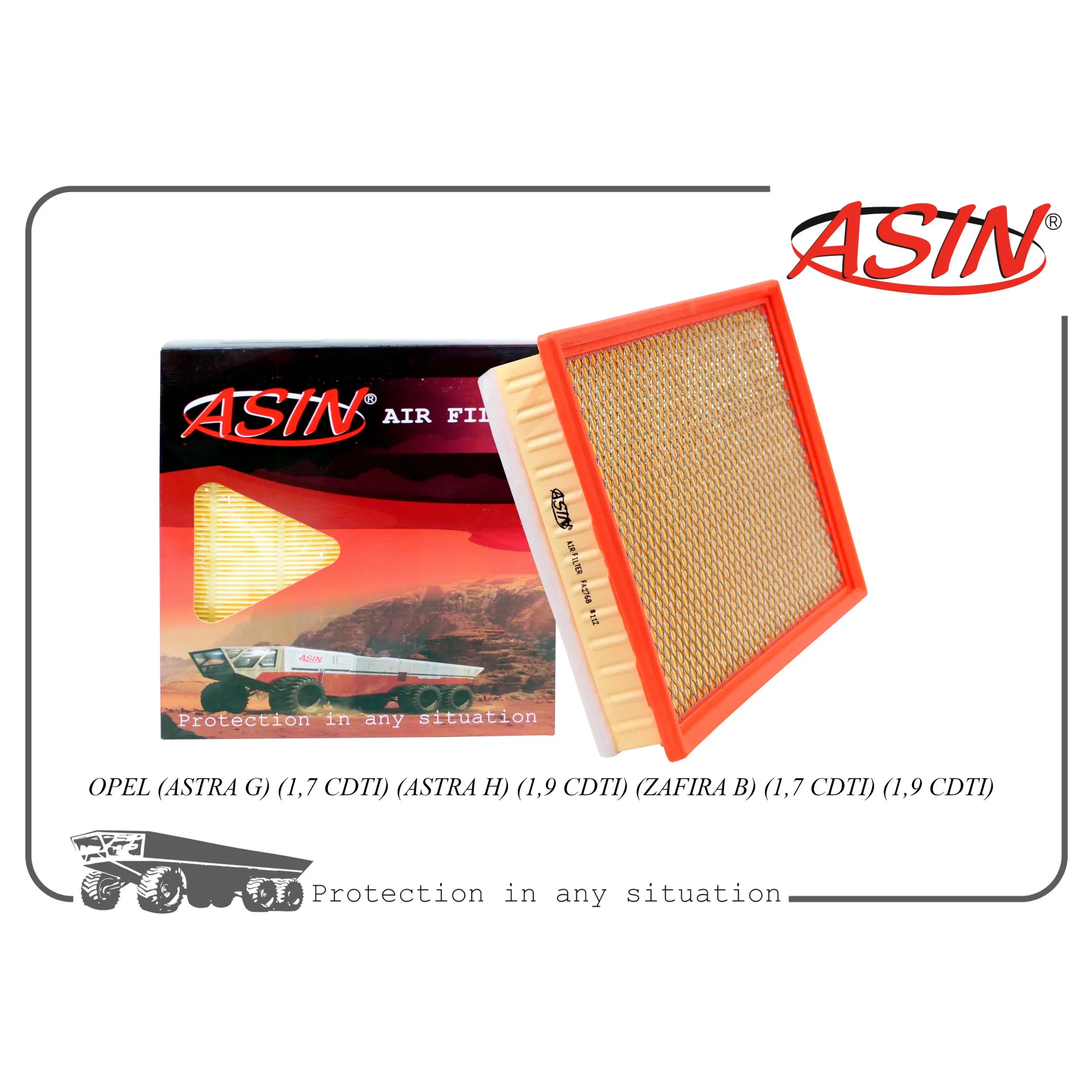 Фильтр воздушный 5834279/ASIN.FA2768 ASIN ASIN ASIN.FA2768