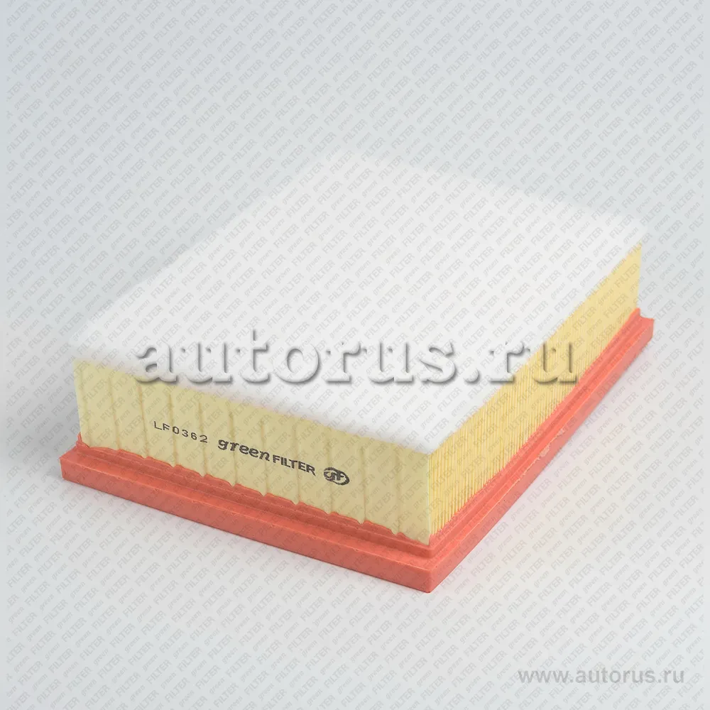 Фильтр воздушный CITROEN C4 04-> PEUGEOT 307 04-> GREEN FILTER LF0362