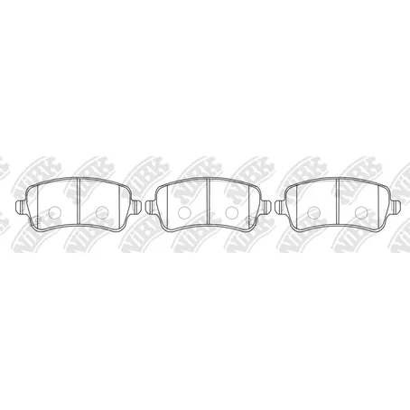 Колодки спортивные JAECOO J7 (T1EJ) 2023-, J8 (T26) NIBK PN8048S