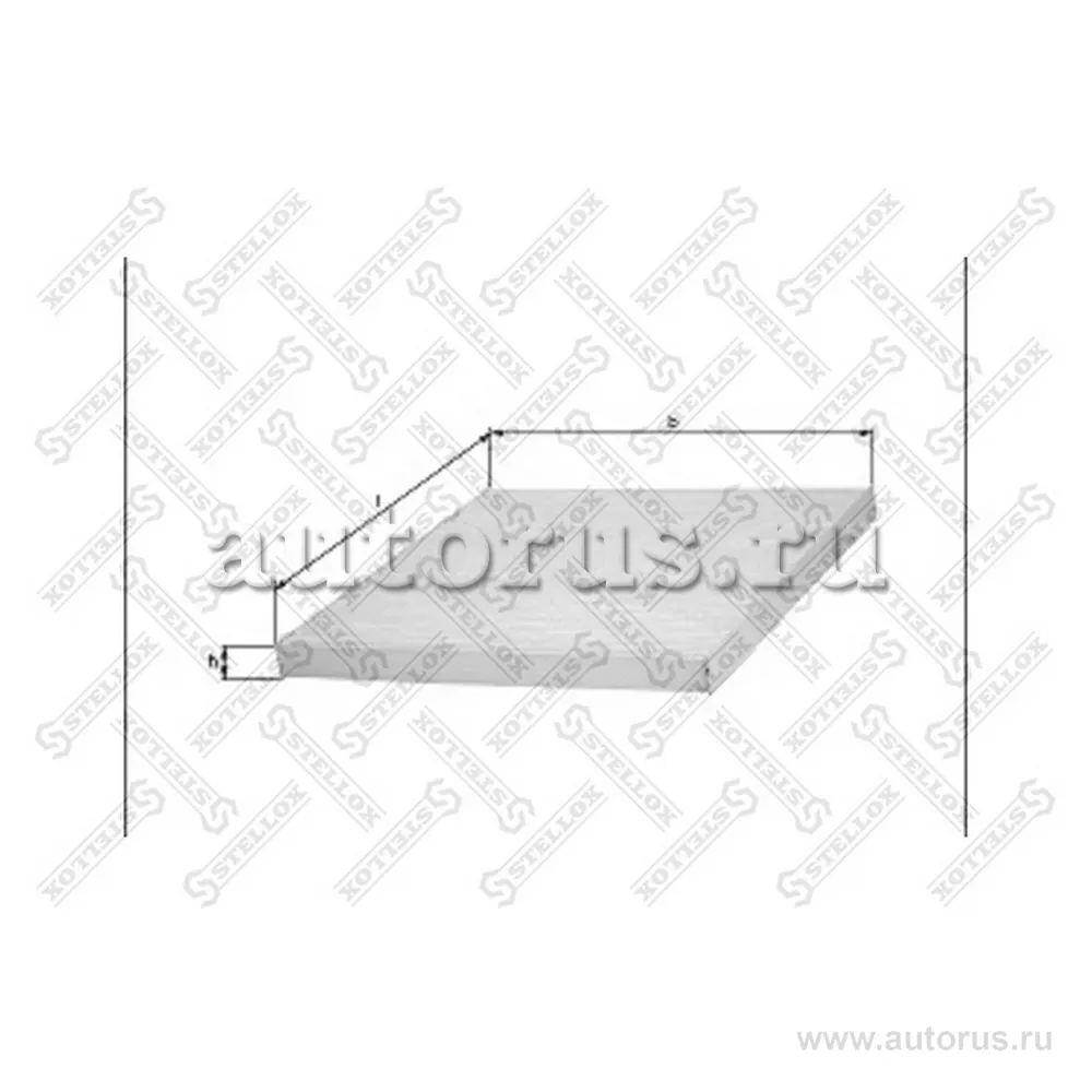 Фильтр салона VW Sharan,Ford Galaxy,Seat Alhambra all 95-02 STELLOX 71-10052-SX