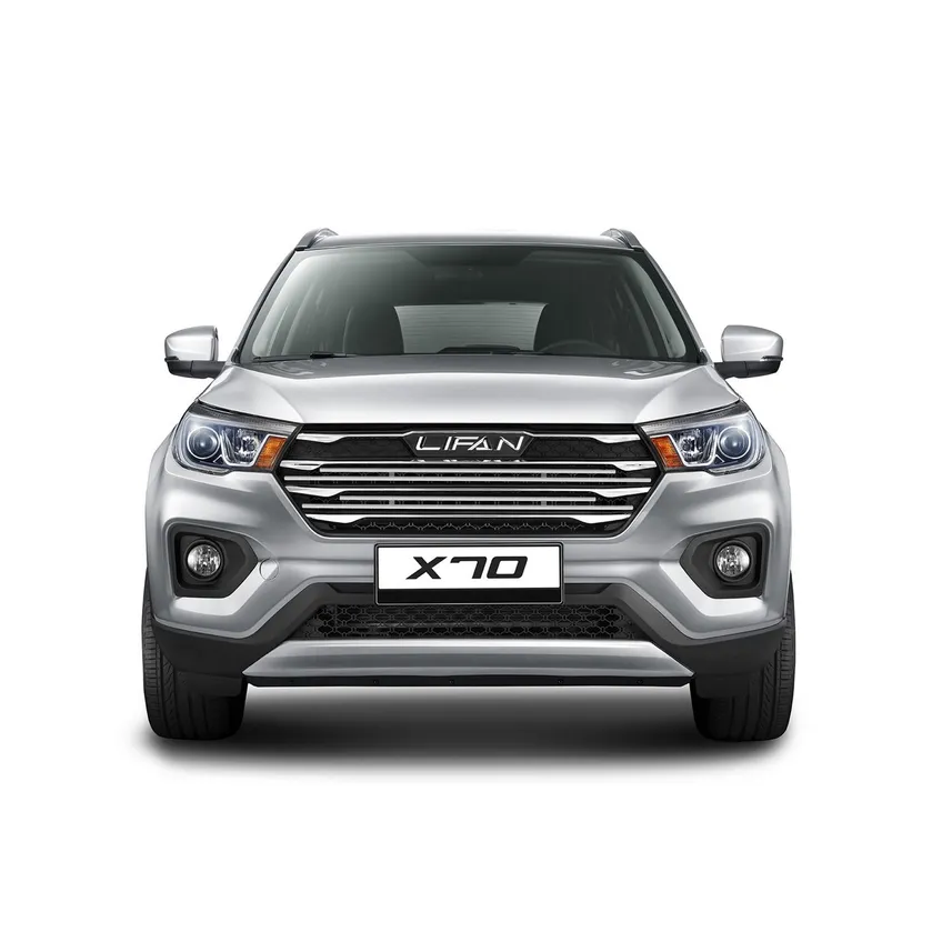 Решетка радиатора d10 Rival Lifan X70 I 2018-н.в., нерж. сталь, 2 части, G.3305.002
