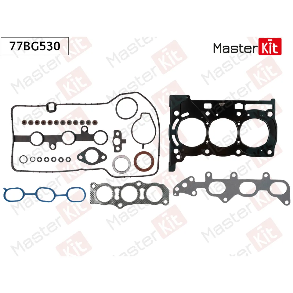 Комплект прокладок ГБЦ Toyota YARIS (_P13_) 1KR-FE MASTERKIT 77BG530