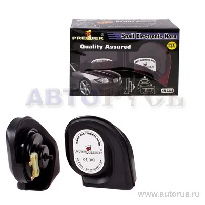 Сигнал звуковой 12V однотональный ракушка Premier HN2300