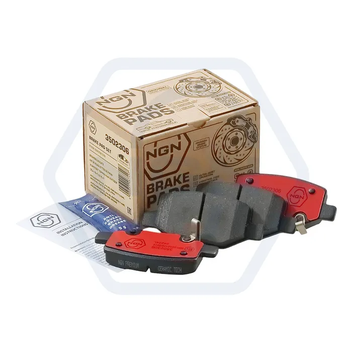 Колодки тормозные керамические, задние GEELY Coolray 18> NGN 3502306