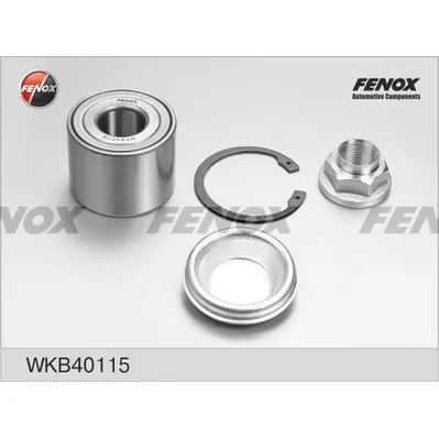Подшипник ступицы, КОМПЛЕКТ зад прав/лев FENOX WKB40115