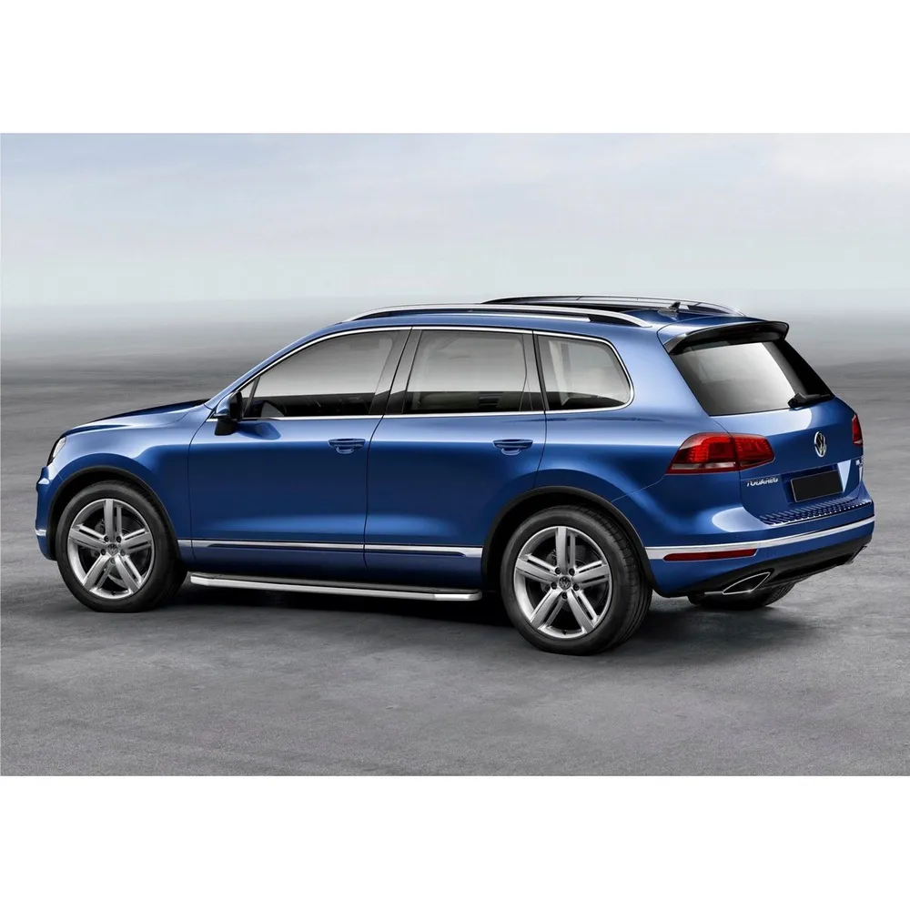 Порог-площадка Premium A193ALP + комплект крепежа, RIVAL, Volkswagen Touareg R-Line 2015-2018 Volkswagen Touareg II рестайлинг 2015-2018 A193ALP.5801.4