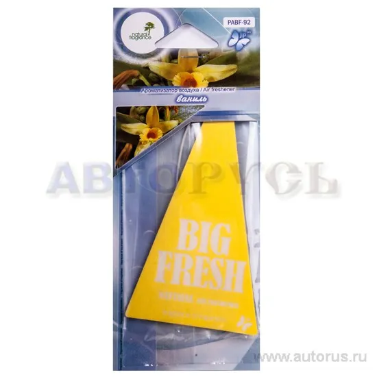 Ароматизатор BIG FRESH пропитанный пластинка ваниль FKVJP PABF-92
