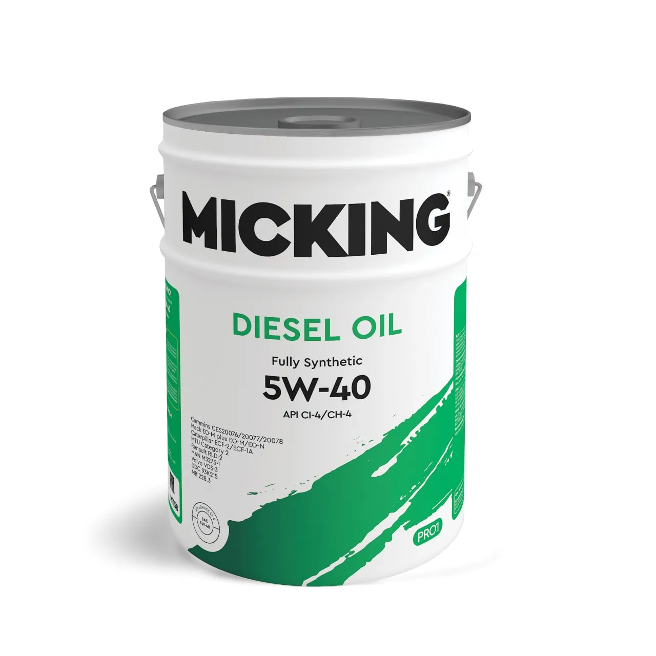 Моторное масло Micking Diesel Oil PRO1 5W-40 синтетическое API CI-4/CH-4 для дизельных двигателей 2 MICKING M1158