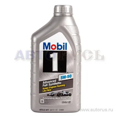 Масло моторное MOBIL 1 5W-50 синтетическое 1 л 152562