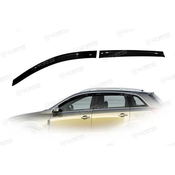 Дефлектора на окна Opel Antara 2006EuroStandard деф.окон Cobra Tuning OE10106