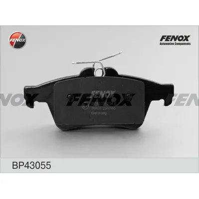 Колодки тормозные дисковые TOYOTA YARIS 06- ЗАДНИЕ FENOX BP43055