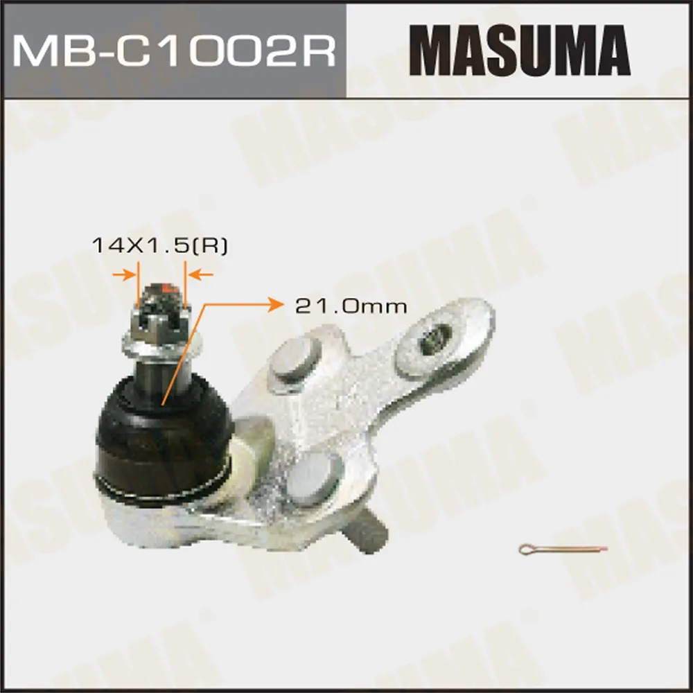 Опора шаровая R TOYOTA HIGHLANDER MASUMA MB-C1002R