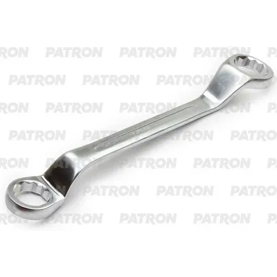 Ключ накидной изогнутый на 45 градусов, 46х50 мм PATRON P-7584650