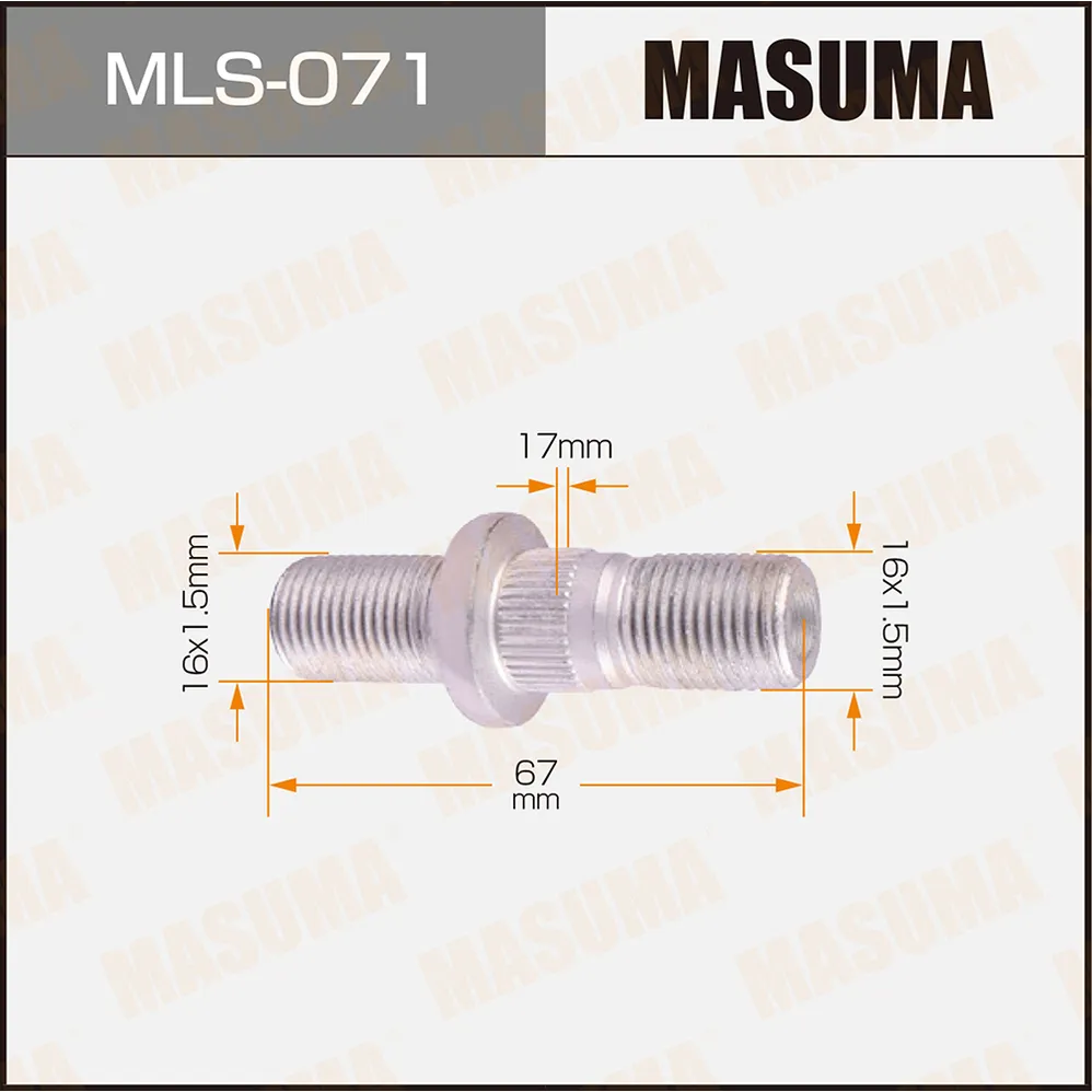 Шпилька для грузовика MASUMA MLS071