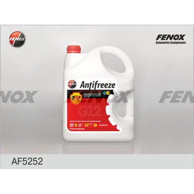 Антифриз FENOX Universal G12 готовый красный 4,2 л AF5252