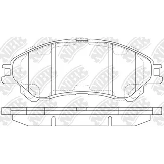 Колодки передние SUZUKI SX4 II S-Cross 13->/Vitara III 15->/Escudo NIBK PN9809