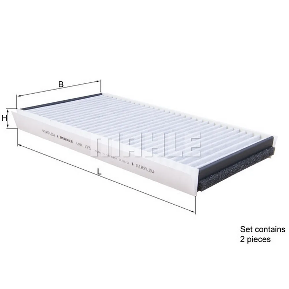 Фильтр салонный, 1шт KNECHT/MAHLE LAK173