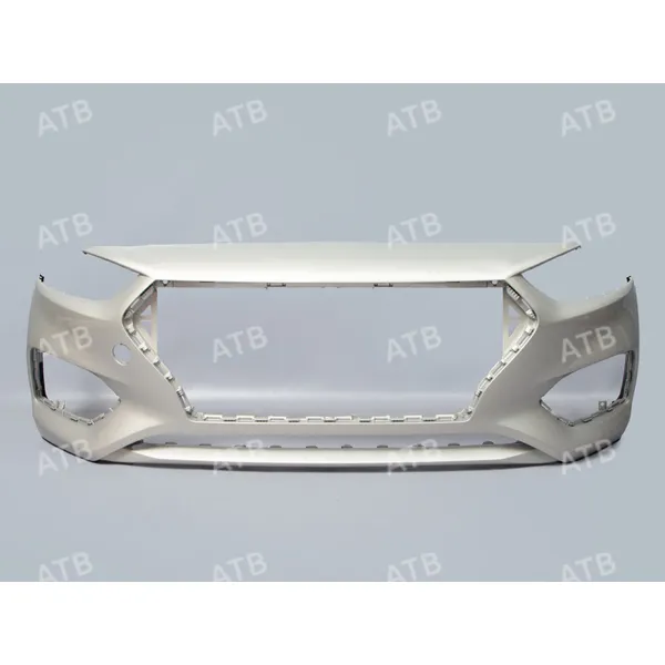 Бампер Hyundai Solaris 2 2017-2020 передний Бежевый (Ice Wine) W4Y ATB 1AHS2010FW4Y