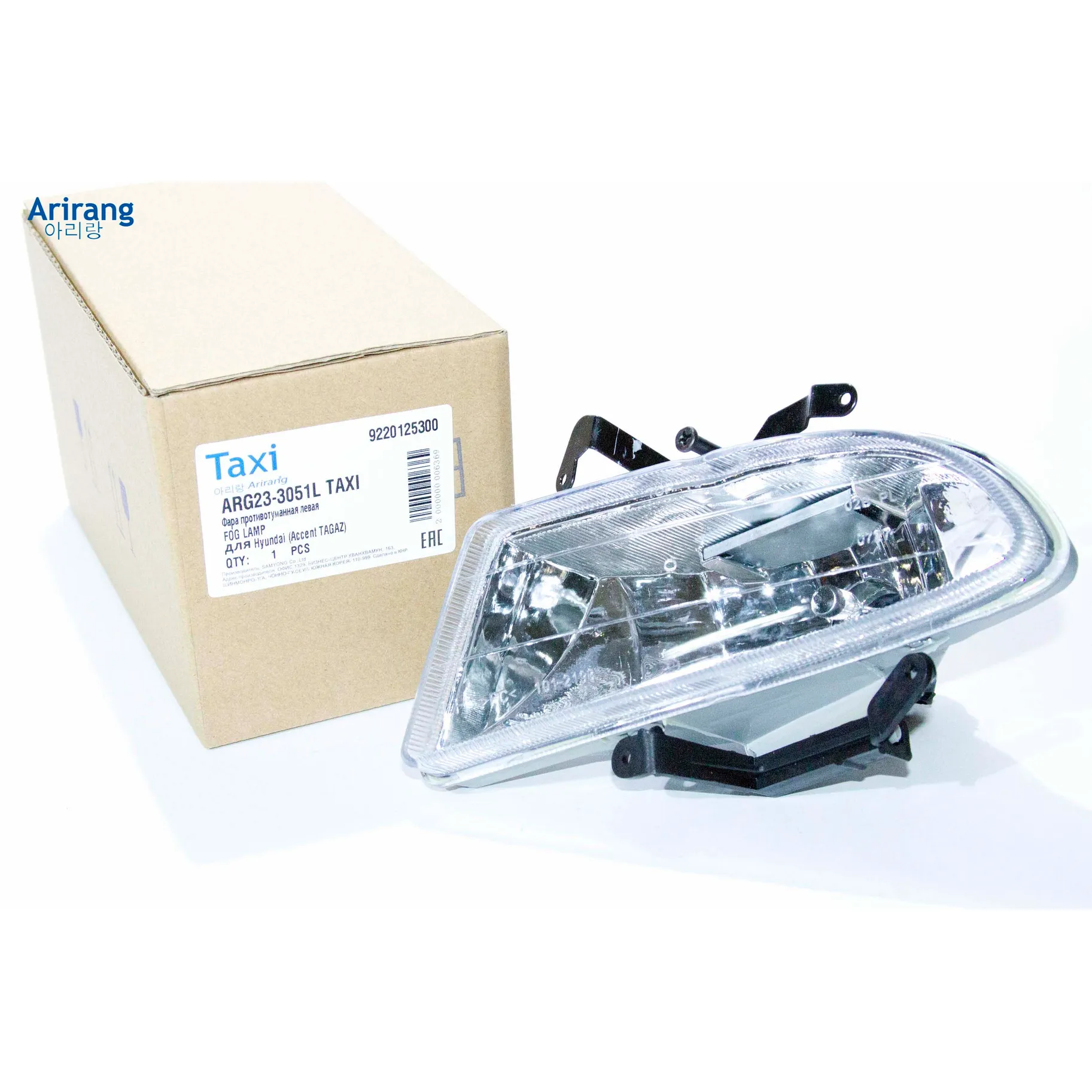 Фара противотуманная левая Hyundai (Accent TAGAZ) ARIRANG arg233051ltaxi