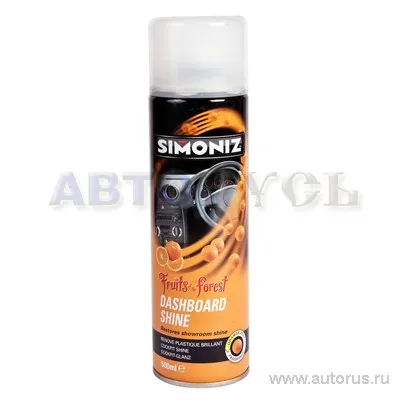 Очиститель и полироль торпеды апельсин аэрозоль 500 мл SIMONIZ SIM10