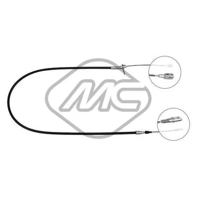 Трос ручника 200-220-230-240-250-280-300 ALL SX-LH Metalcaucho 80928