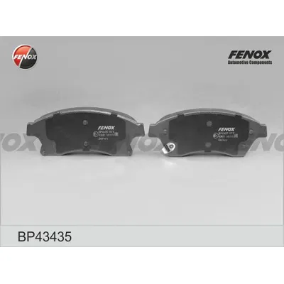 Колодки Передние Opel Astra, Chevrolet Cruze, 1.4-2.0, 09- FENOX BP43435
