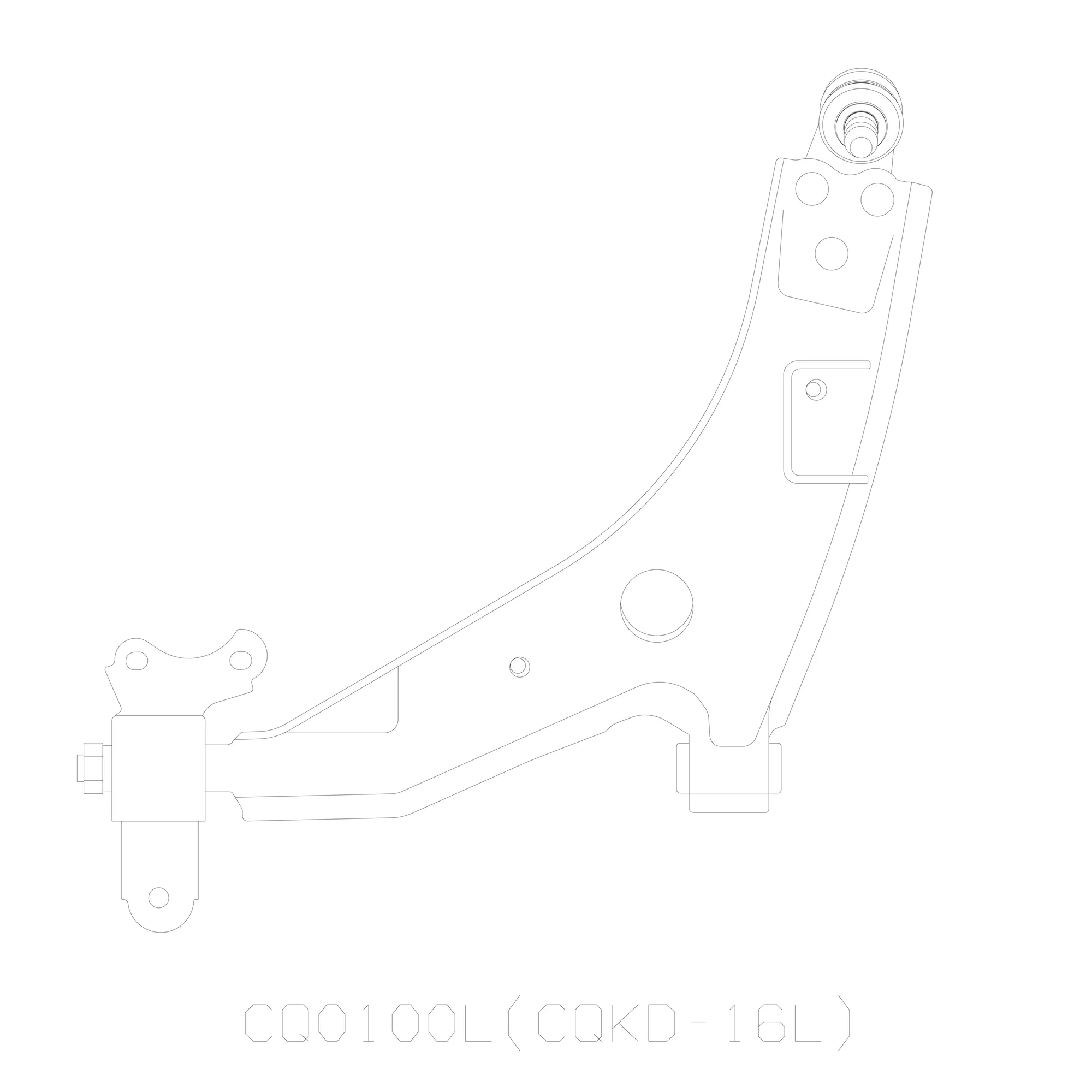 Рычаг передний L CHEVROLET EPICA 07 CQKD16L CTR CQ0100L