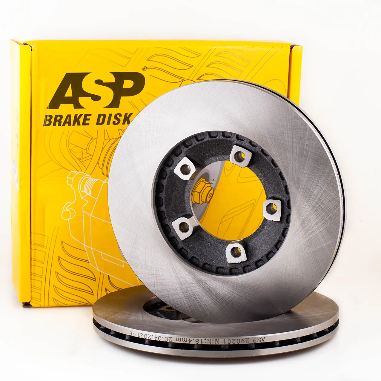 Диск тормозной передний HYUNDAI H-1/H100/PORTER ALL ->04 /VENT.D=253MM ASP 290201