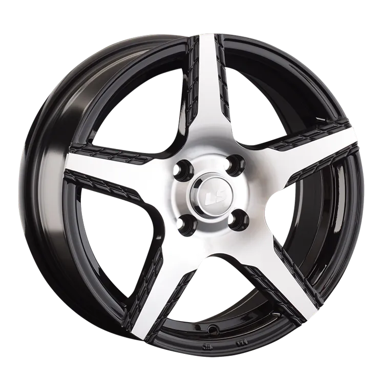 Диск литой R15 6.5J 4x100/73.1 ET38 LS 888 BKF S043122
